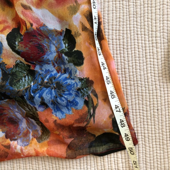 Flower print maxi dress size 32/XS - Picture 7 of 8